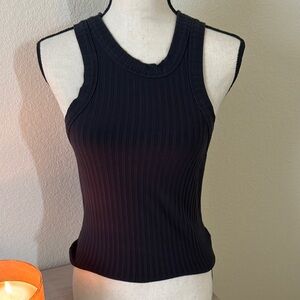 Ribbed Sleeveless Top